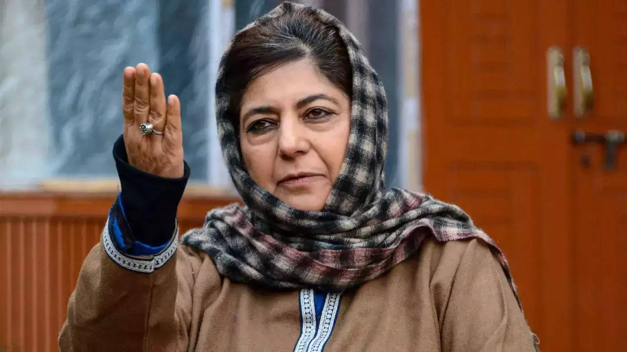 PDP says Mehbooba Mufti Put Under 'Illegal Detention'