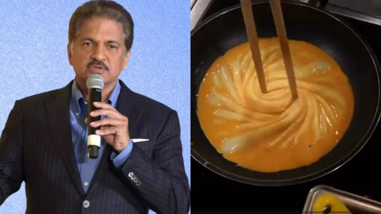 Anand Mahindra has added Torado Omelette to his cooking reportire.