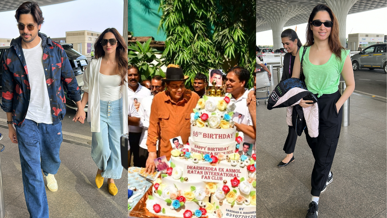 ZoomIn Sid-Kiara Dharmendra Tamannaah Bhatia And Others Papped In The City Today